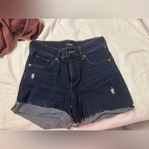 Express Navy Denim Shorts size 2